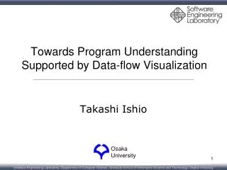Towards Program Understanding Supported by Data-flow Visualization
