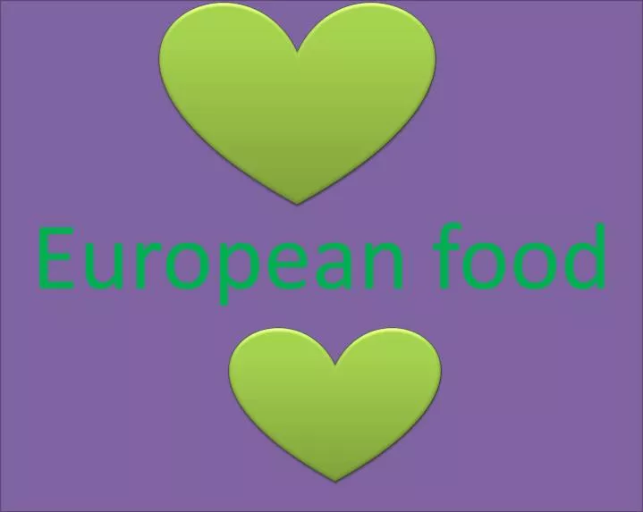 european food