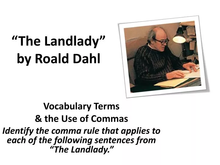 the landlady by roald dahl