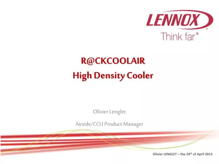 r@ckcoolair high density cooler