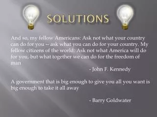 Solutions