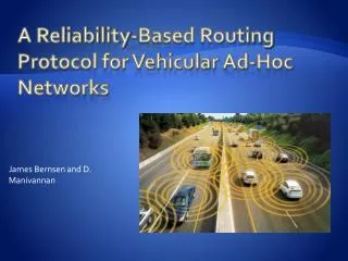 A Reliability-Based Routing Protocol for Vehicular Ad-Hoc Networks