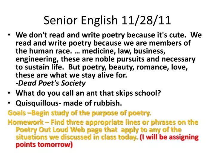 senior english 11 28 11