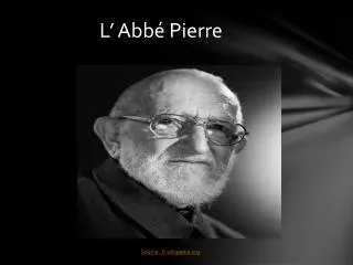 l abb pierre