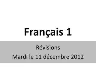 fran ais 1