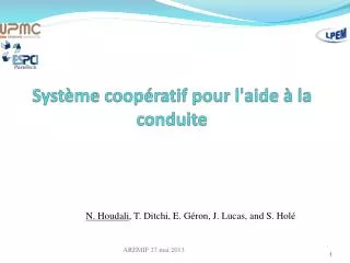 syst me coop ratif pour l aide la conduite