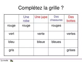 compl tez la grille