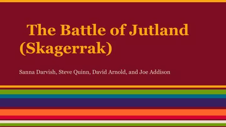 the battle of jutland skagerrak