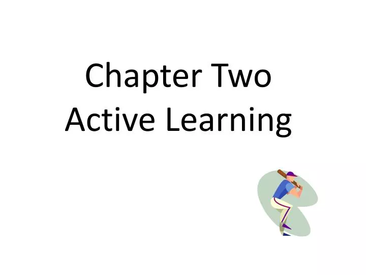 chapter two active learning