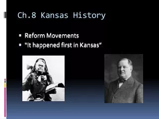 Ch.8 Kansas History