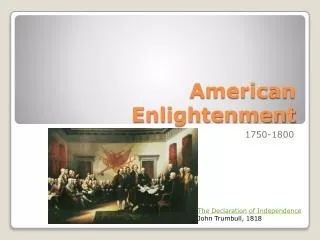 American Enlightenment