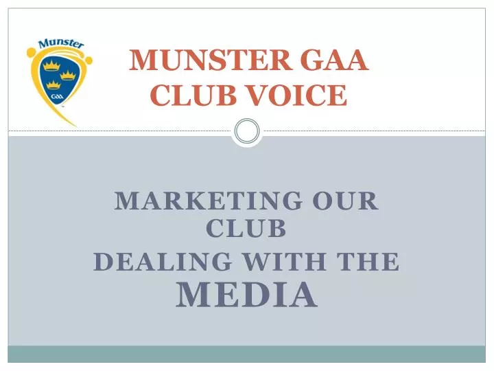 munster gaa club voice