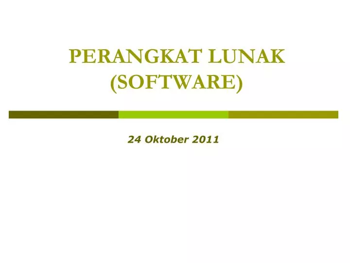 perangkat lunak software