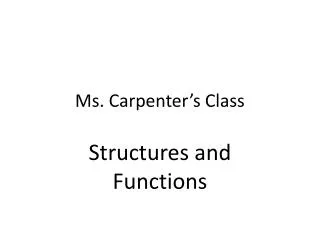 Ms. Carpenter’s Class