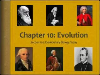 Chapter 10: Evolution