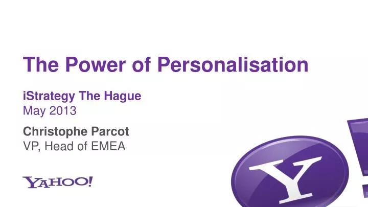 the power of personalisation