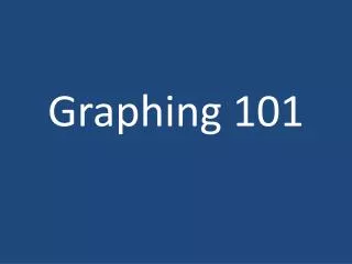 Graphing 101