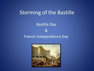 Storming of the Bastille