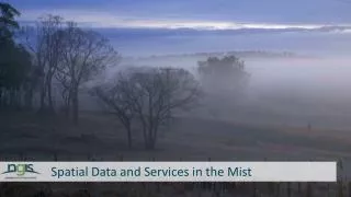 Spatial Data and Services in the Mist