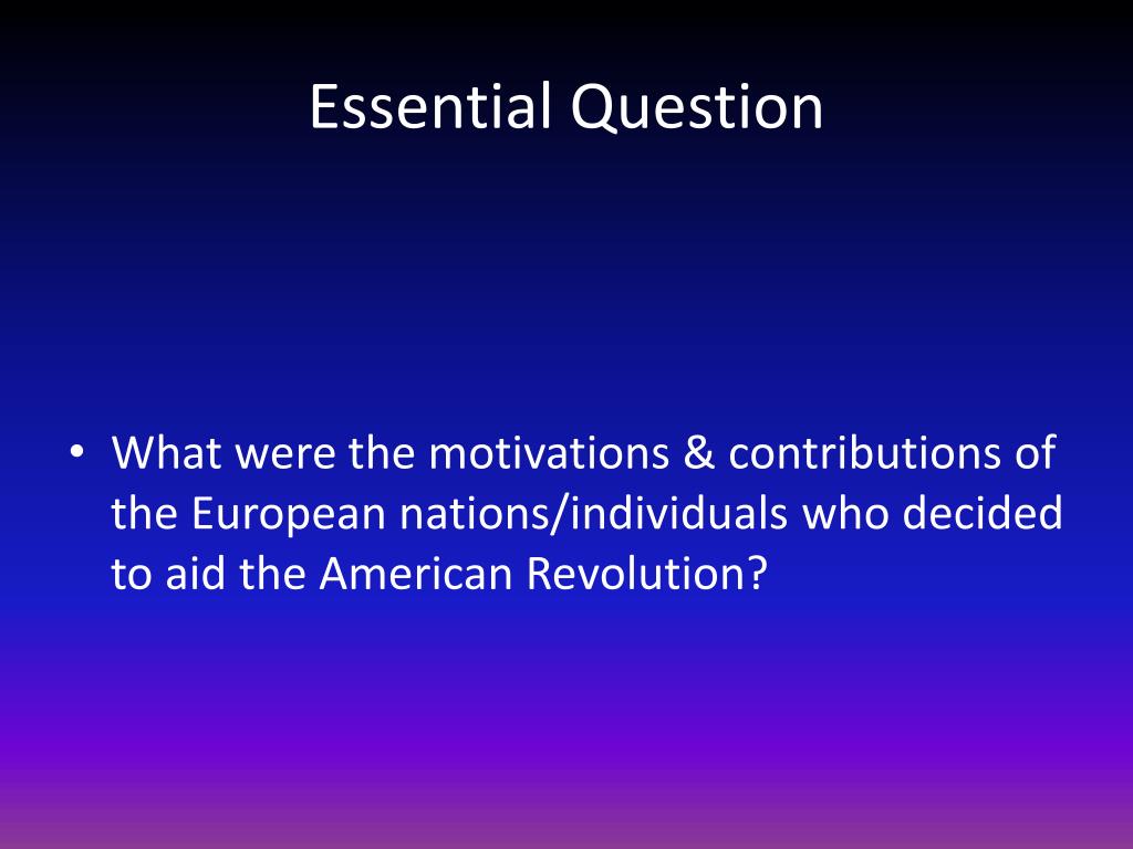 PPT - Essential Question PowerPoint Presentation, free download - ID ...