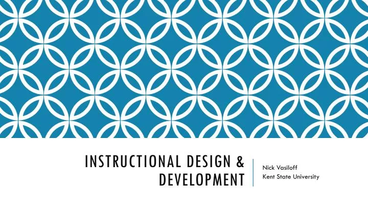 instructional design development
