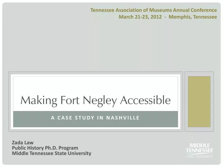 making fort negley accessible