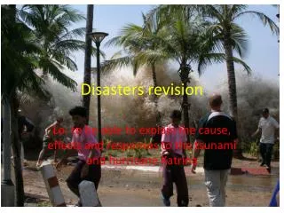 disasters revision