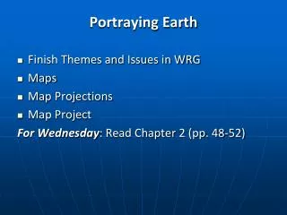 portraying earth