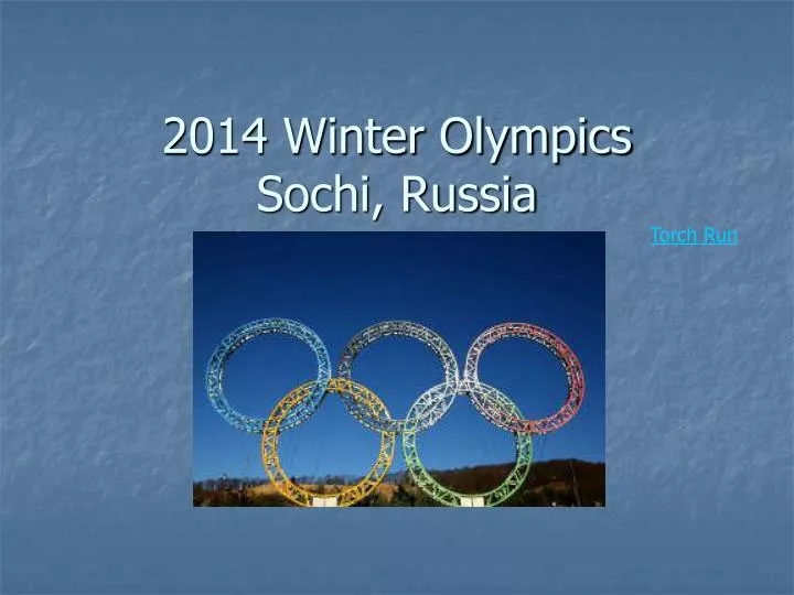 2014 winter olympics sochi russia