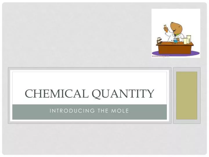 chemical quantity