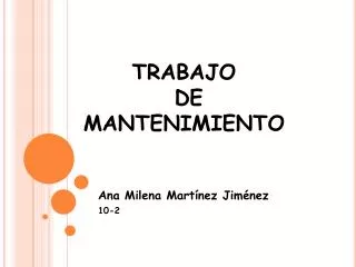 PPT - PLAN DE MANTENIMIENTO. PowerPoint Presentation, Free Download ...