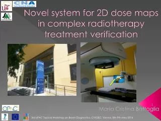 Novel system for 2D dose map s in complex radiotherapy treatment verification