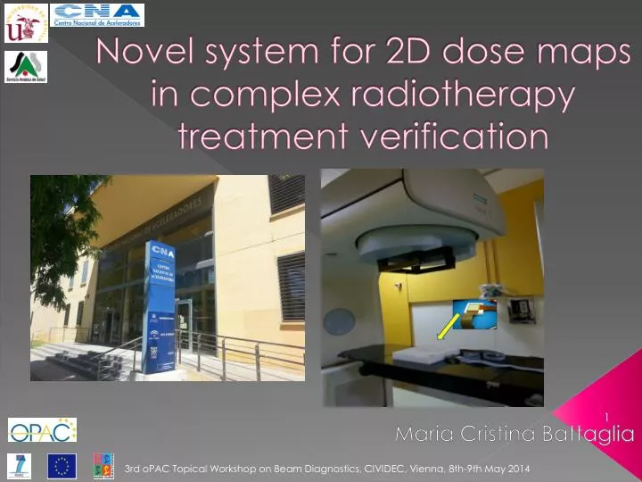 novel system for 2d dose map s in complex radiotherapy treatment verification