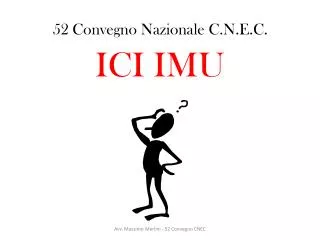 52 convegno nazionale c n e c