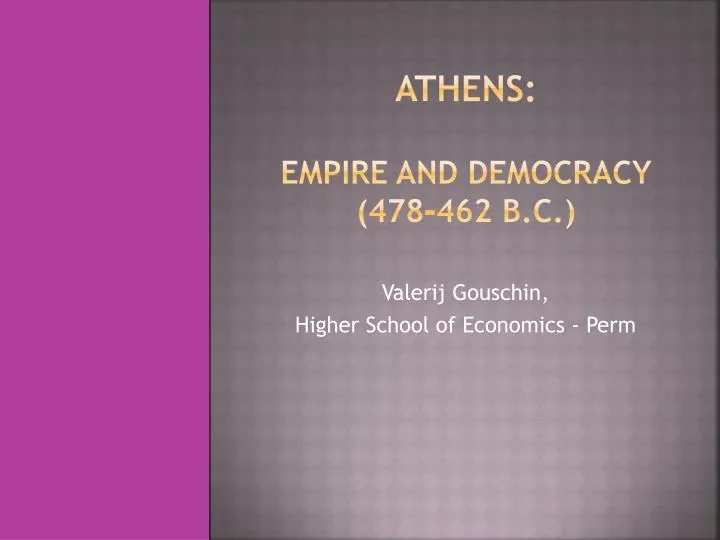 athens empire and democracy 478 462 b c