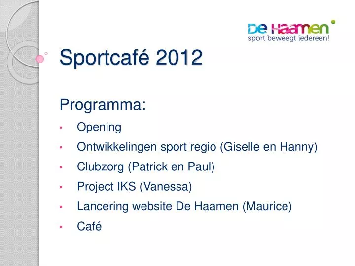 sportcaf 2012