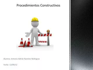 procedimientos constructivos