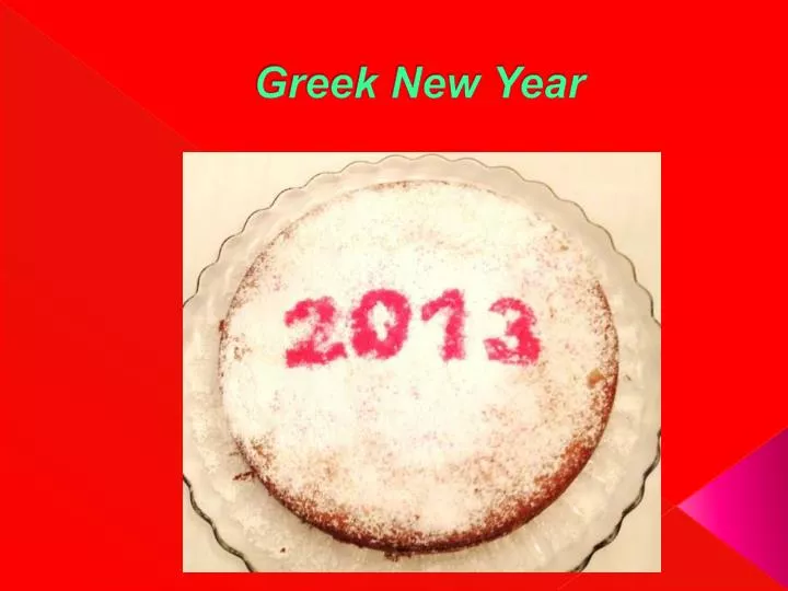 greek new year