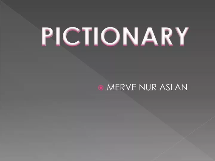 pictionary