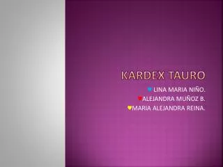 kardex tauro