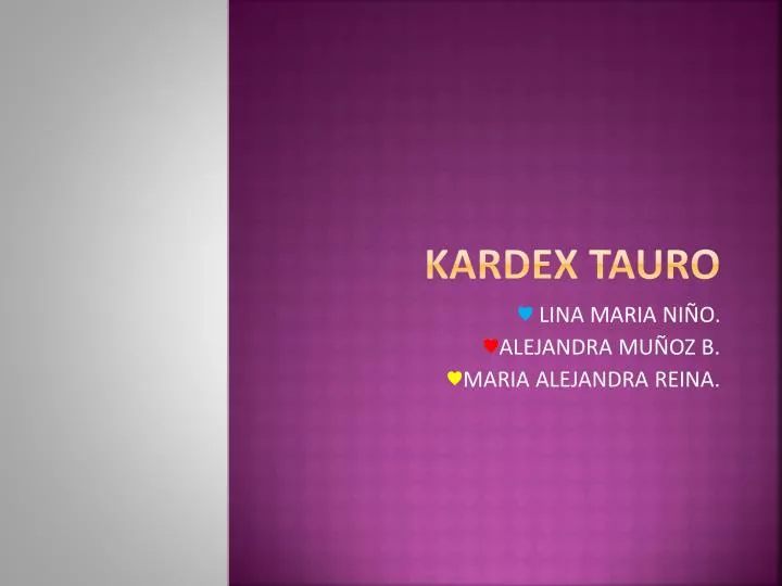 kardex tauro