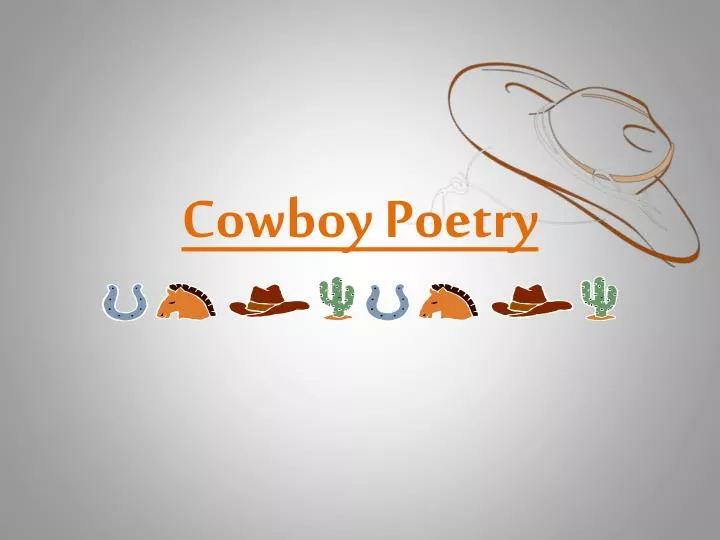 cowboy poetry