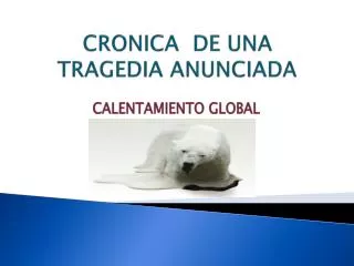 cronica de una tragedia anunciada