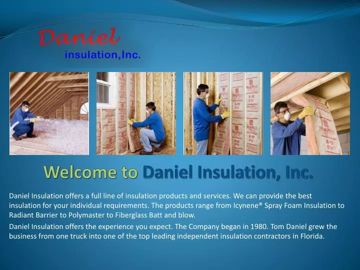 welcome to daniel insulation inc