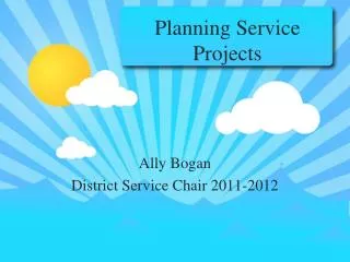 Planning Service Projects