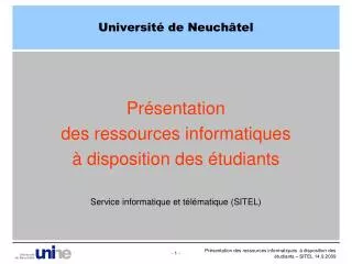 universit de neuch tel