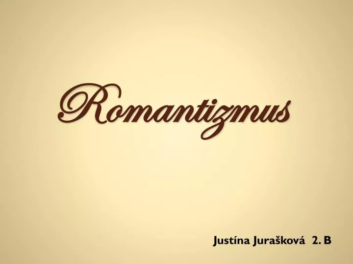 romantizmus
