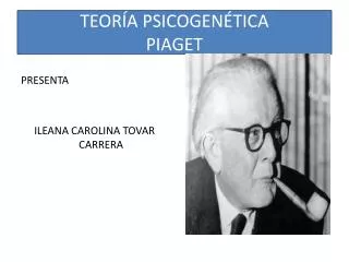 teor a psicogen tica piaget