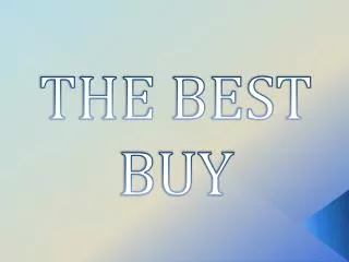 THE BEST BUY