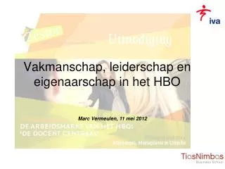 vakmanschap leiderschap en eigenaarschap in het hbo